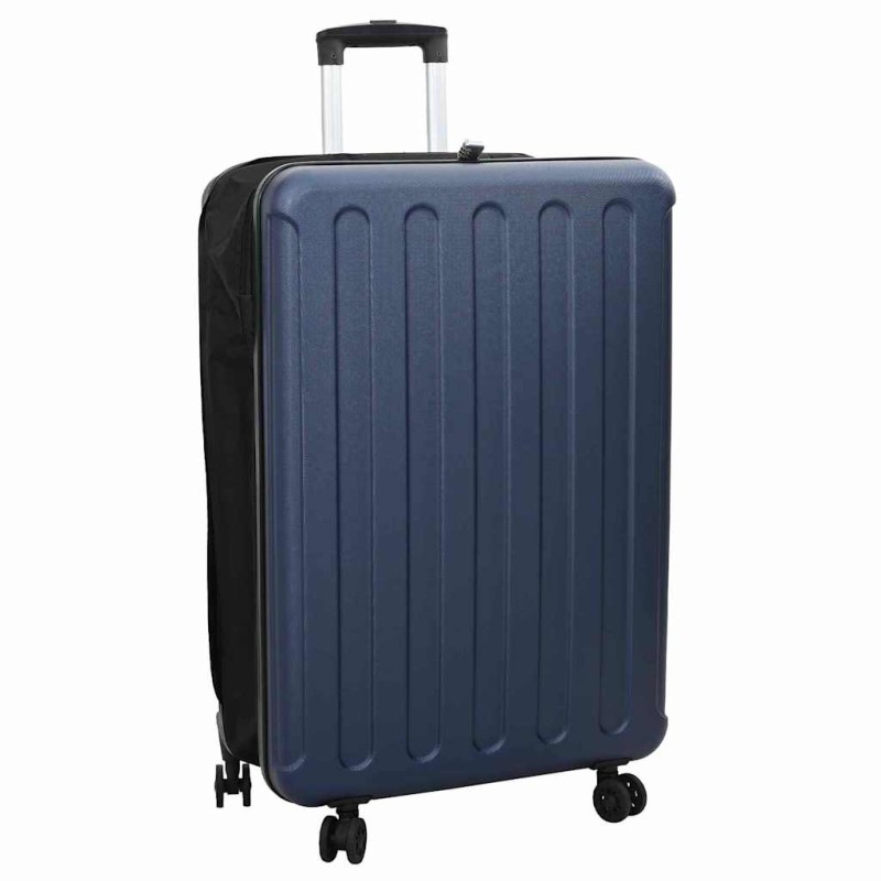vidaXL Βαλίτσα με κλειδαριά Σκούρο Μπλε 50 x 30 x 76 εκ. ΑΒΣ Πλαστικό