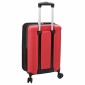vidaXL Βαλίτσα με κλειδαριά Κόκκινο 34 x 23 x 55.5 εκ. ΑΒΣ Πλαστικό