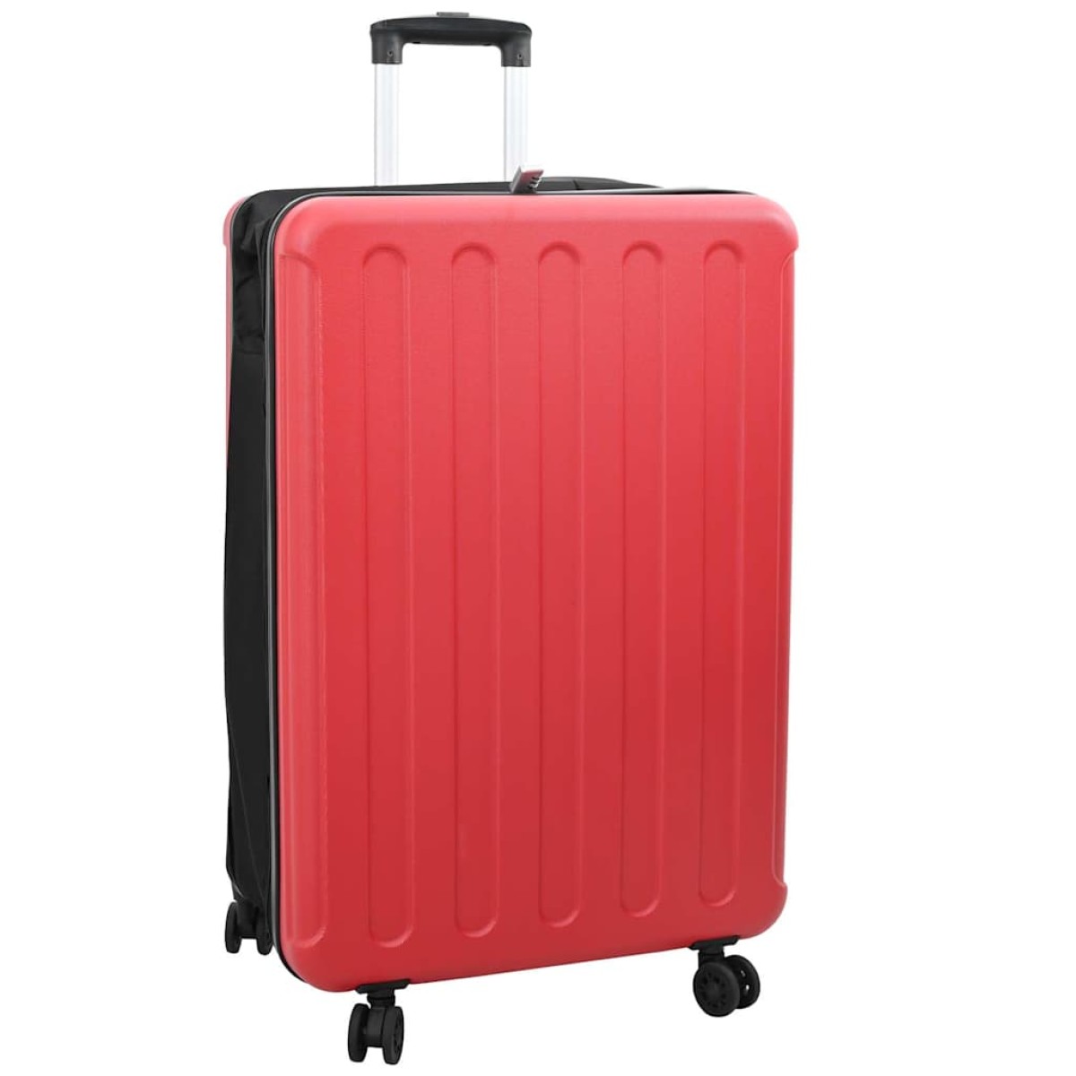 vidaXL Βαλίτσα με κλειδαριά Κόκκινο 50 x 30 x 76 εκ. ΑΒΣ Πλαστικό