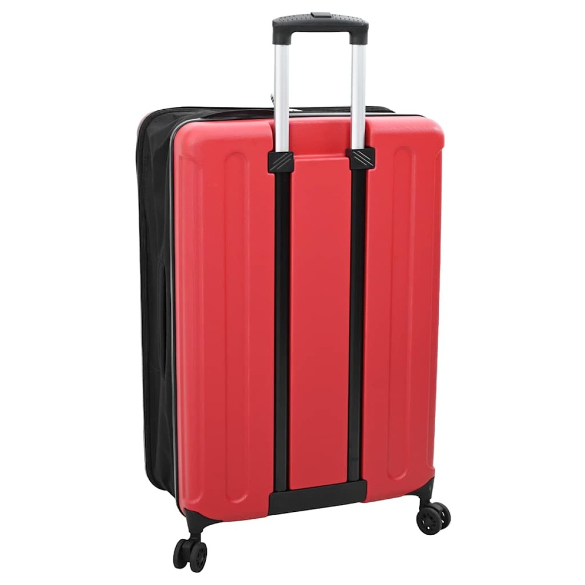 vidaXL Βαλίτσα με κλειδαριά Κόκκινο 50 x 30 x 76 εκ. ΑΒΣ Πλαστικό