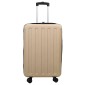 vidaXL Βαλίτσα με κλειδαριά Μπρονζέ 34 x 23 x 55.5 εκ. ΑΒΣ Πλαστικό