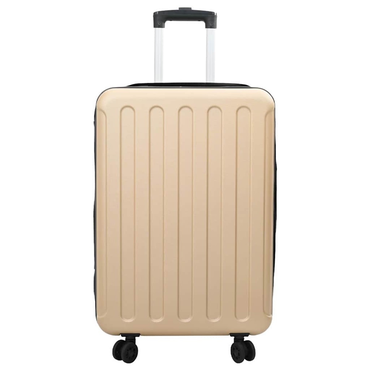 vidaXL Βαλίτσα με κλειδαριά Μπρονζέ 43 x 27 x 66 εκ. ΑΒΣ Πλαστικό