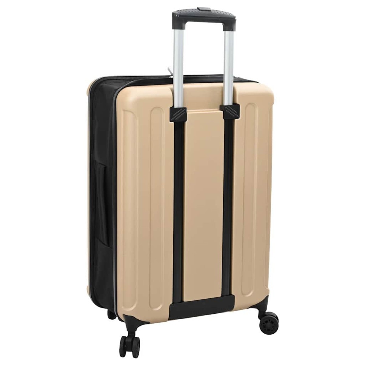 vidaXL Βαλίτσα με κλειδαριά Μπρονζέ 43 x 27 x 66 εκ. ΑΒΣ Πλαστικό