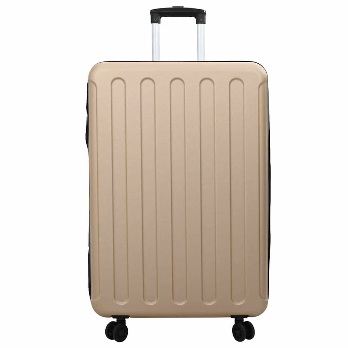 vidaXL Βαλίτσα με κλειδαριά Μπρονζέ 50 x 30 x 76 εκ. ΑΒΣ Πλαστικό