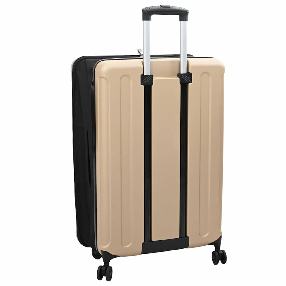 vidaXL Βαλίτσα με κλειδαριά Μπρονζέ 50 x 30 x 76 εκ. ΑΒΣ Πλαστικό