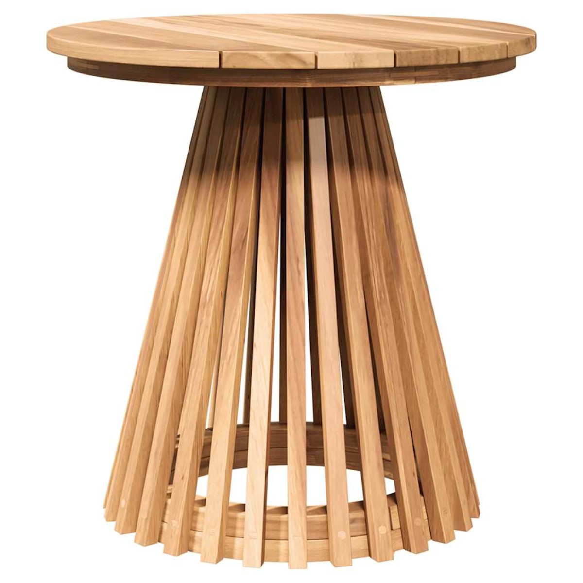 vidaXL Τραπεζάκι Πλευράς Καφέ 50 x 50 x 49,5 εκ Στερεό Ξύλο Τίκ