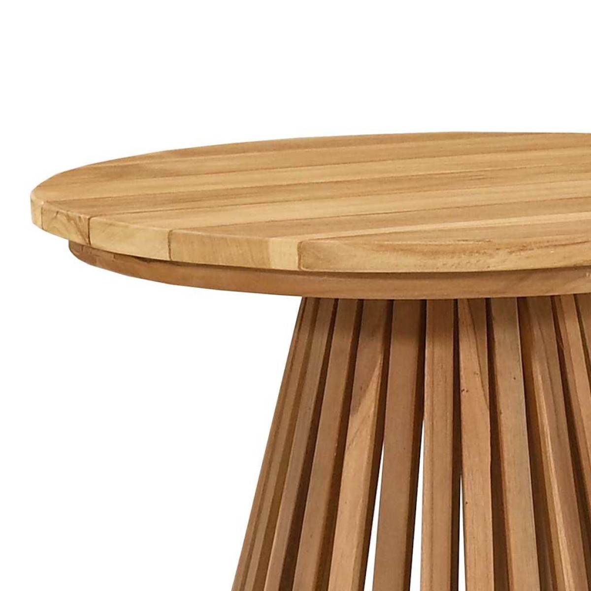 vidaXL Τραπεζάκι Πλευράς Καφέ 50 x 50 x 49,5 εκ Στερεό Ξύλο Τίκ