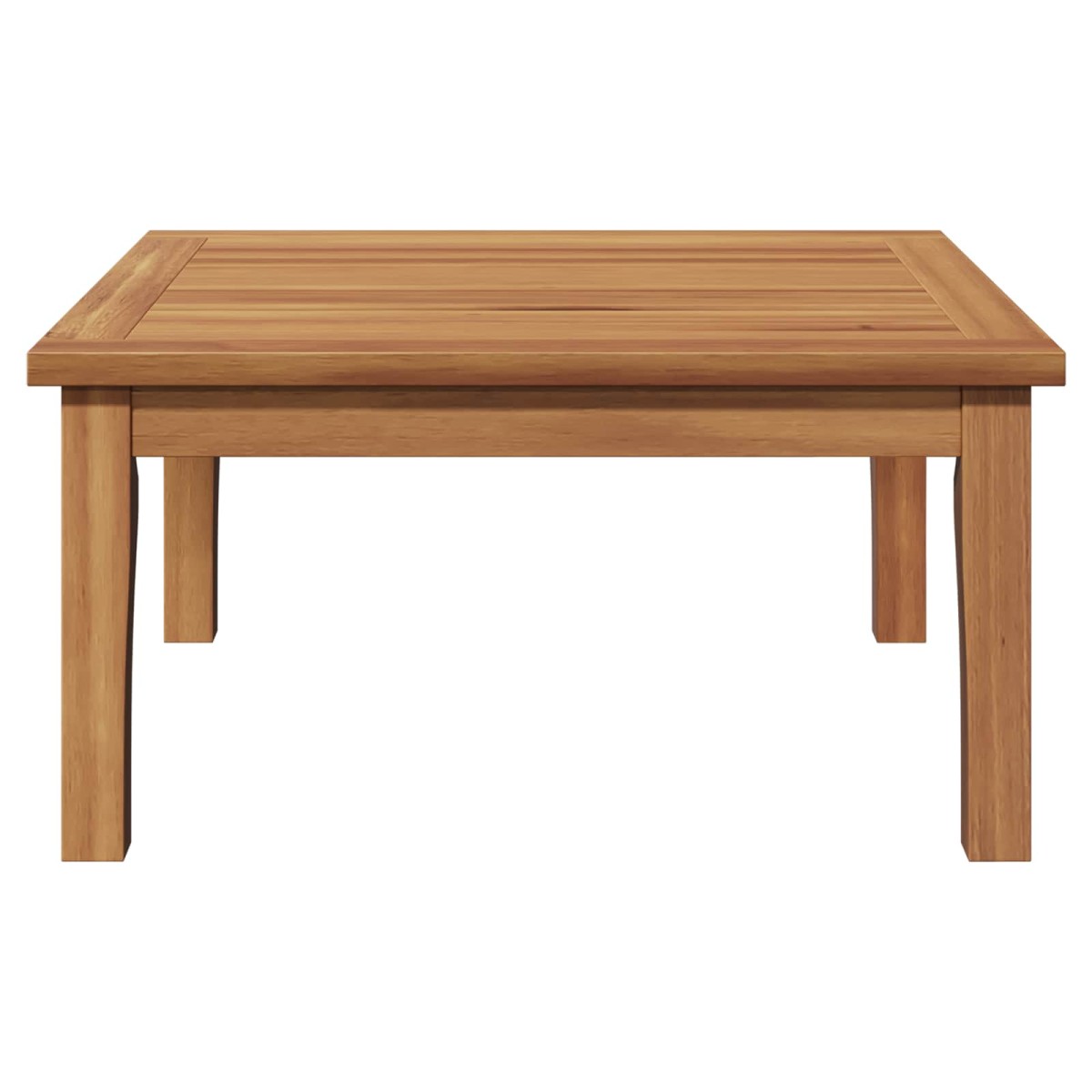 vidaXL Τραπέζι Κήπου Καφέ Μασίφ ξύλο teak
