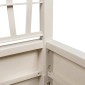 vidaXL Κηποτινάκι με Τρέλα Λευκό 36 x 36 x 140 εκ. PP