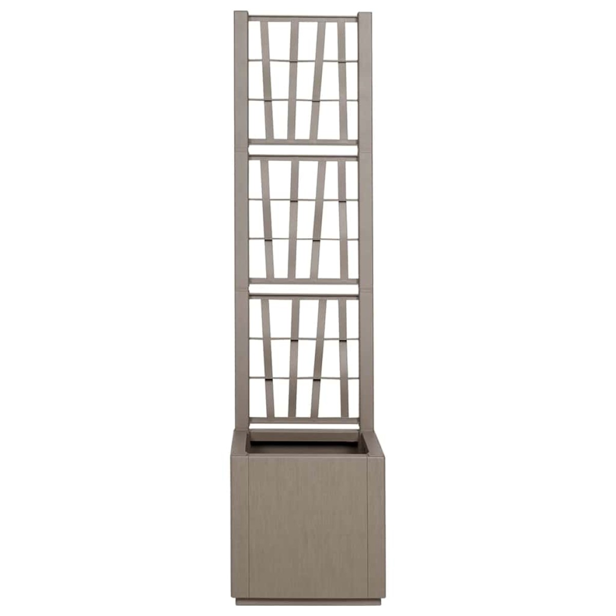 vidaXL Κηποτινάκι με Τρέλα Ανοιχτό καφέ 36 x 36 x 140 εκ. PP