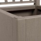 vidaXL Κηποτινάκι με Τρέλα Ανοιχτό καφέ 36 x 36 x 140 εκ. PP