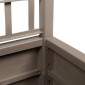 vidaXL Κηποτινάκι με Τρέλα Ανοιχτό καφέ 36 x 36 x 140 εκ. PP