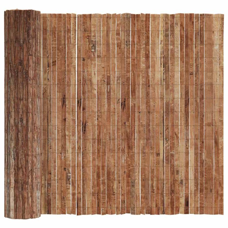 vidaXL Φράχτης από φλοιό δέντρου 400 x 125cm Φλοιός Καφέ