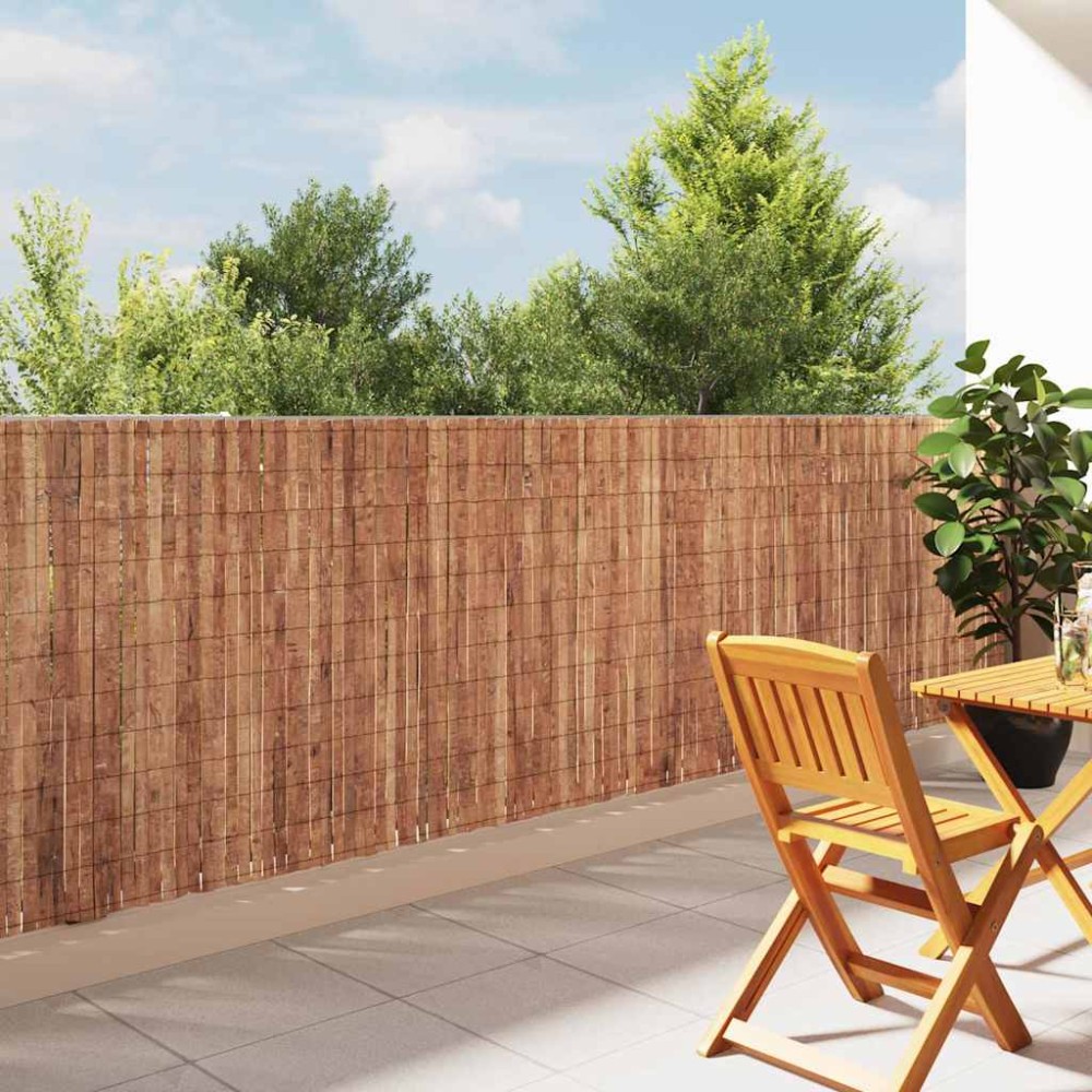 vidaXL Φράχτης από φλοιό δέντρου 400 x 125cm Φλοιός Καφέ