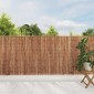 vidaXL Φράχτης από φλοιό δέντρου 400 x 125cm Φλοιός Καφέ