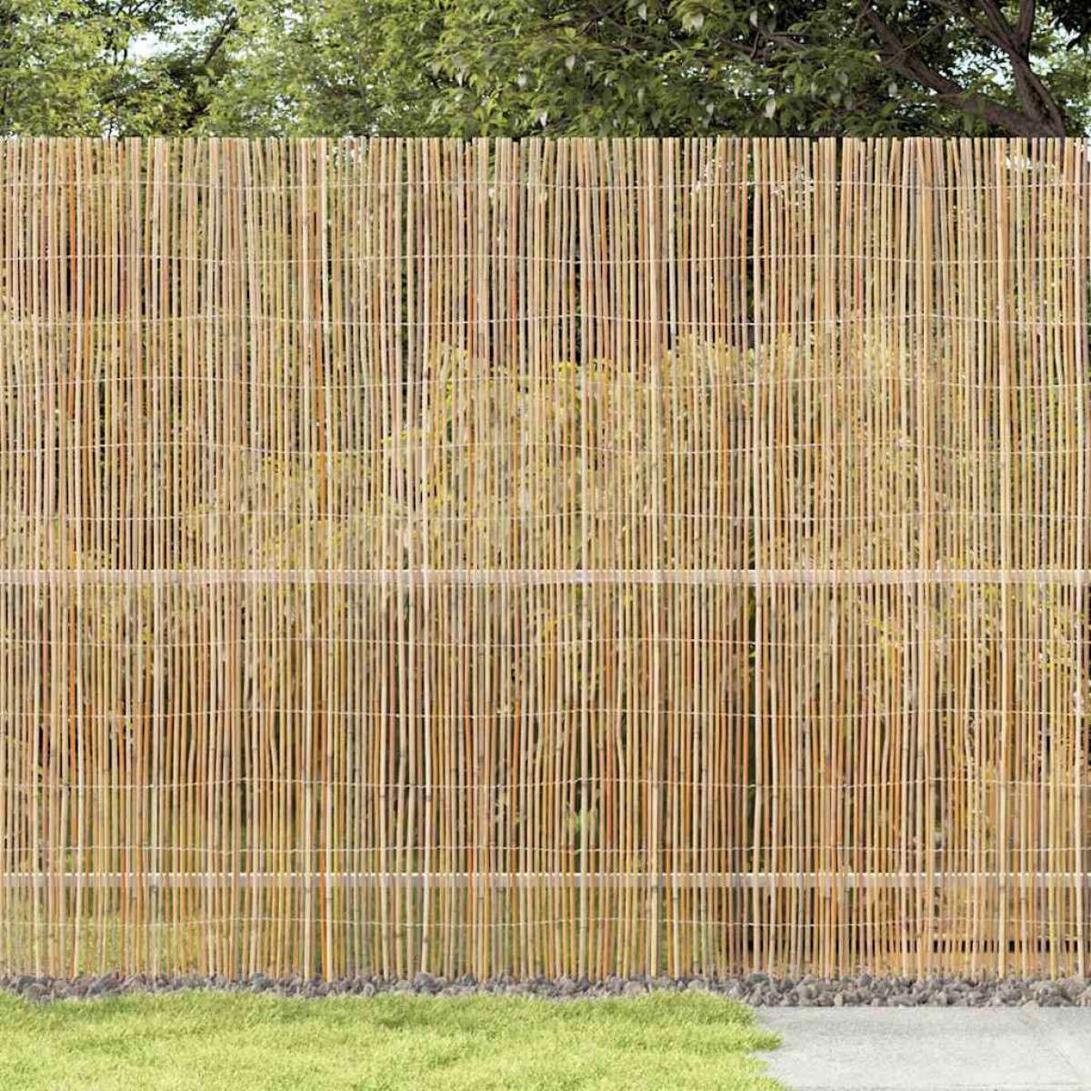 vidaXL Φράχτης Μπαμπού 300 x 180 cm Μπαμπού Φυσικό
