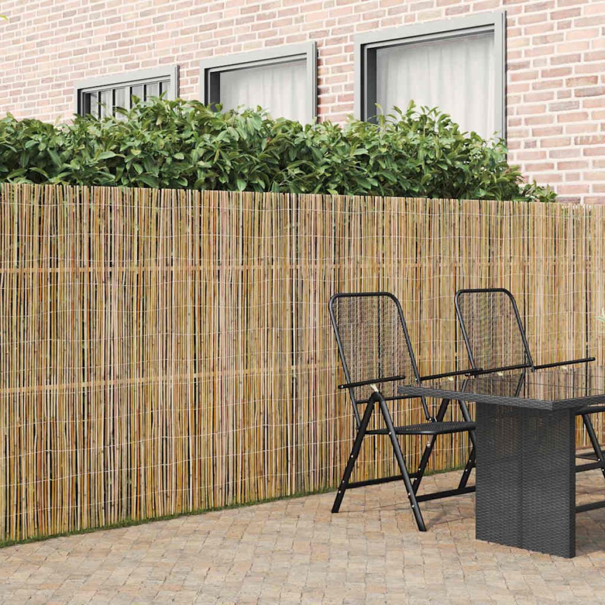 vidaXL Φράχτης Μπαμπού 500 x 150 cm Μπαμπού Φυσικό