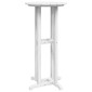 vidaXL Τραπέζι μπαρ Λευκό 55 x 55 x 107 cm Πολυαιθυλένιο