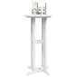 vidaXL Τραπέζι μπαρ Λευκό 55 x 55 x 107 cm Πολυαιθυλένιο