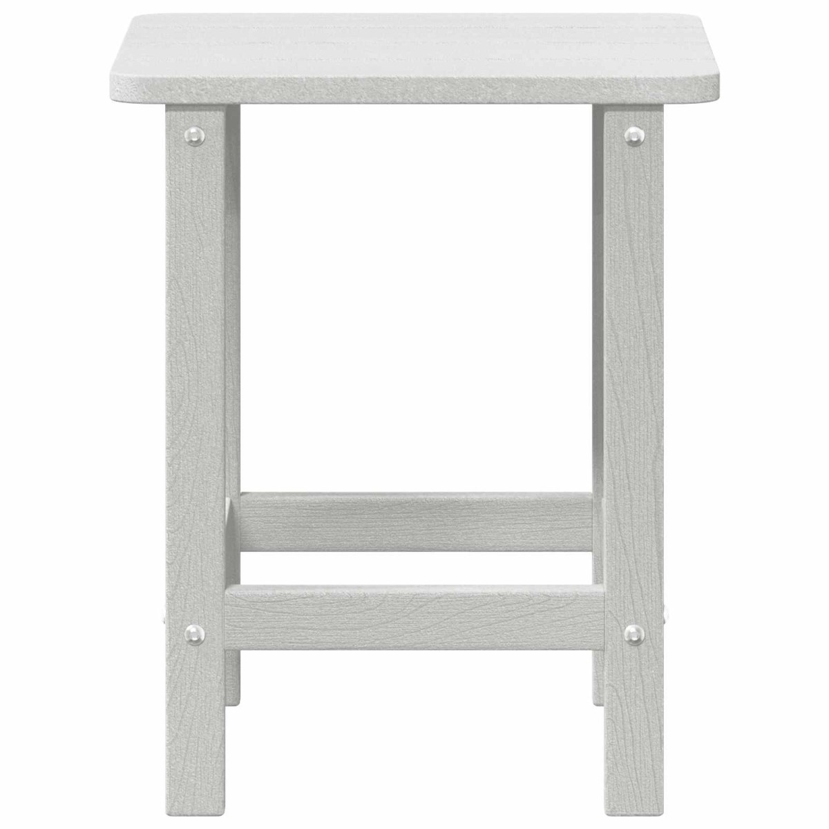 vidaXL Τραπεζάκι Πλευράς Λευκό 38 x 38 x 46 εκ. Πολυαιθυλένιο