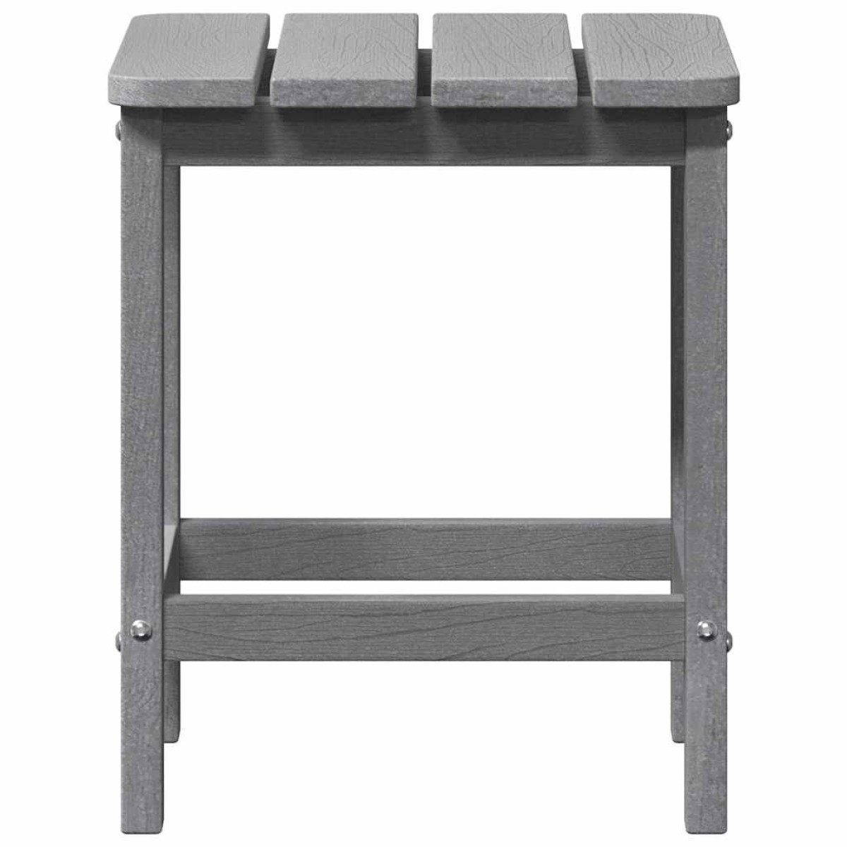 vidaXL Τραπεζάκι Πλευράς Ανοιχτό γκρι 38 x 38 x 46 εκ. Πολυαιθυλένιο