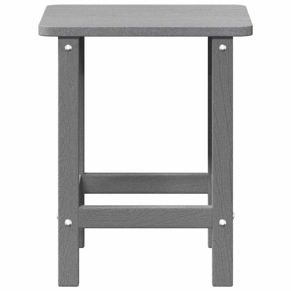 vidaXL Τραπεζάκι Πλευράς Ανοιχτό γκρι 38 x 38 x 46 εκ. Πολυαιθυλένιο