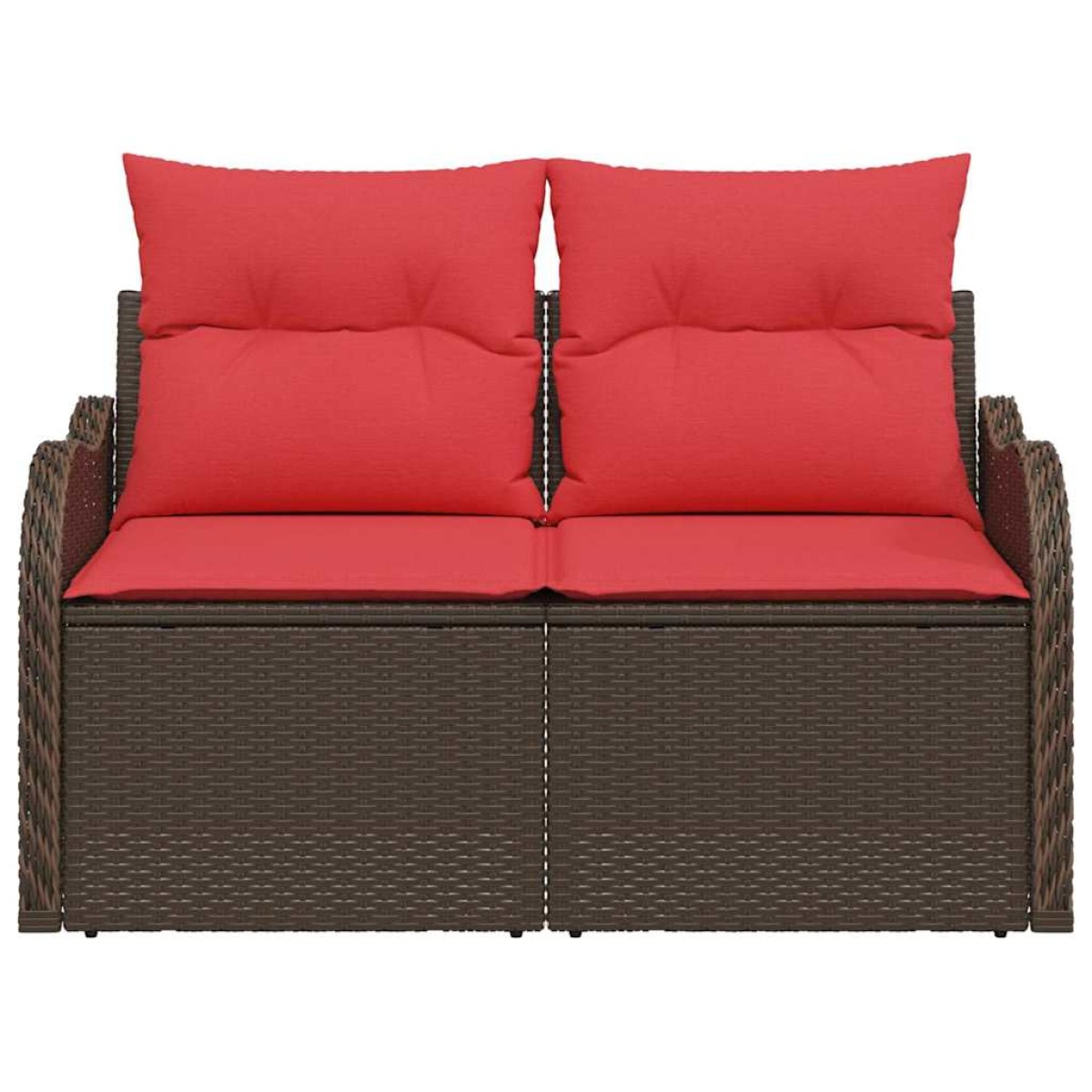 vidaXL Καναπές Κήπου με μαξιλάρι 121 x 62 x 69 εκ. συνθετικό ρατάν