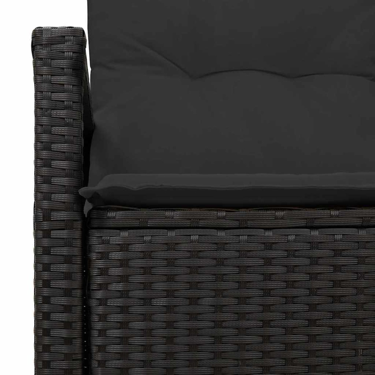 vidaXL Καναπές Κήπου με μαξιλάρι 120 x 62 x 69 εκ συνθετικό ρατάν