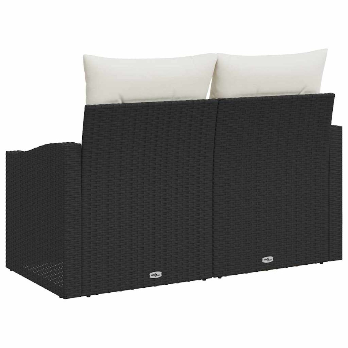 vidaXL Καναπές Κήπου με μαξιλάρι 123 x 62 x 69 εκ συνθετικό ρατάν