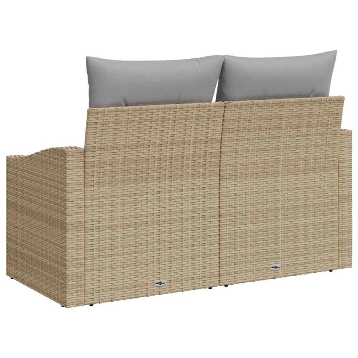 vidaXL Καναπές Κήπου με μαξιλάρι 123 x 62 x 69 εκ συνθετικό ρατάν