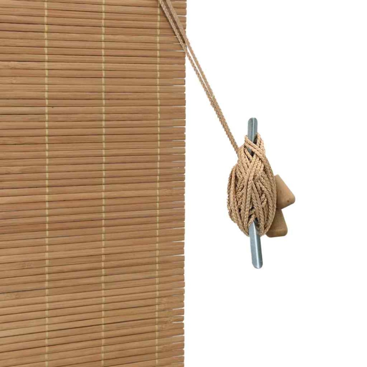 vidaXL Ρόλερ (στόρι) Καφέ 150 x 160 cm Μπαμπού