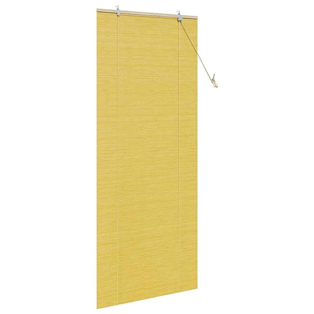 vidaXL Ρόλερ (στόρι) Κίτρινο 90 x 220 cm Μπαμπού