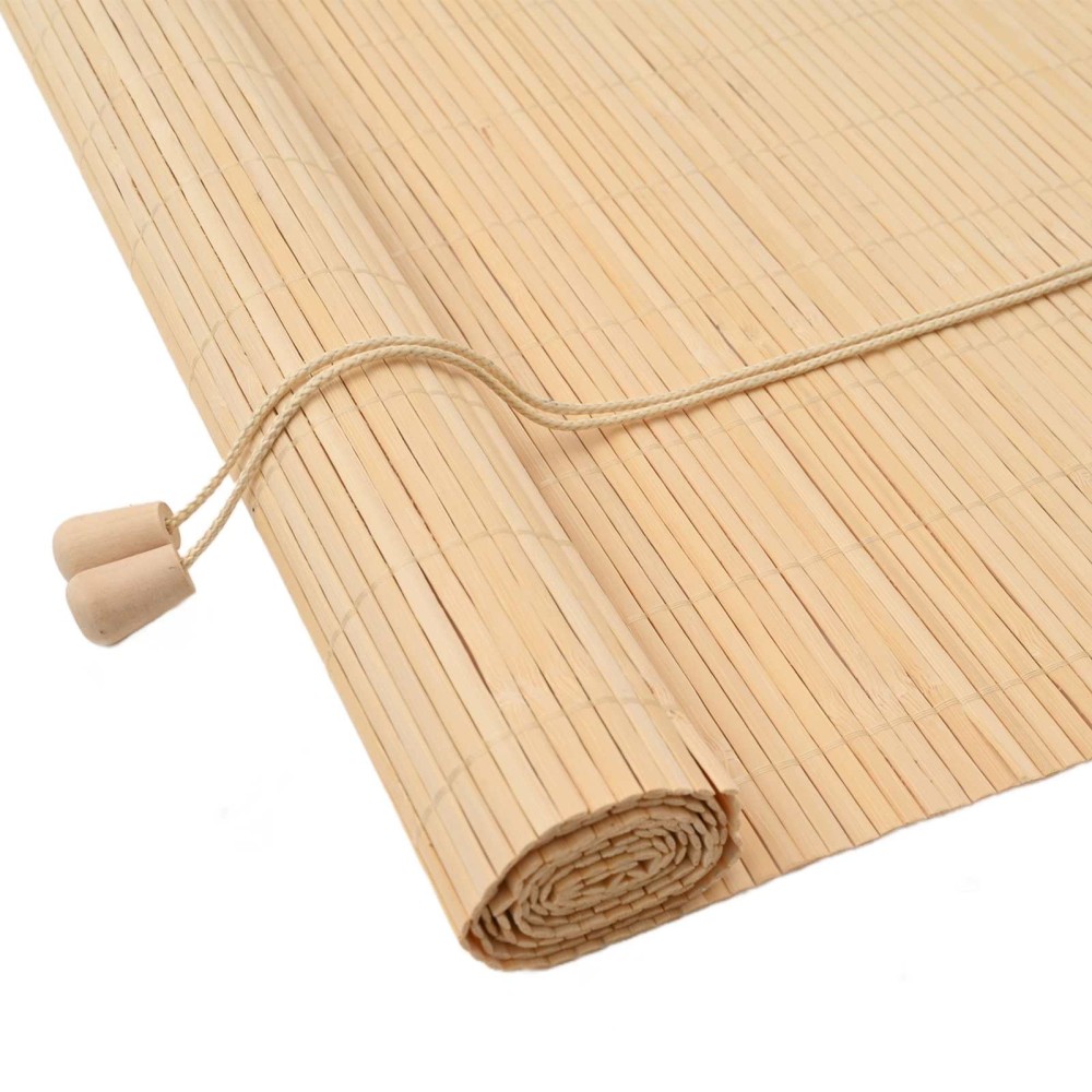 vidaXL Ρόλερ (στόρι) Φύση 140 x 220 cm Μπαμπού
