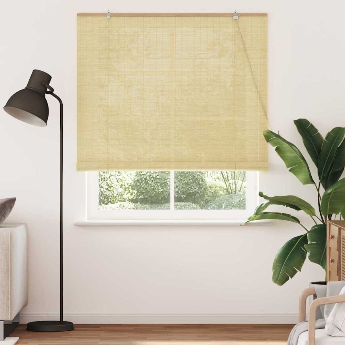vidaXL Ρόλερ (στόρι) Φύση 140 x 220 cm Μπαμπού
