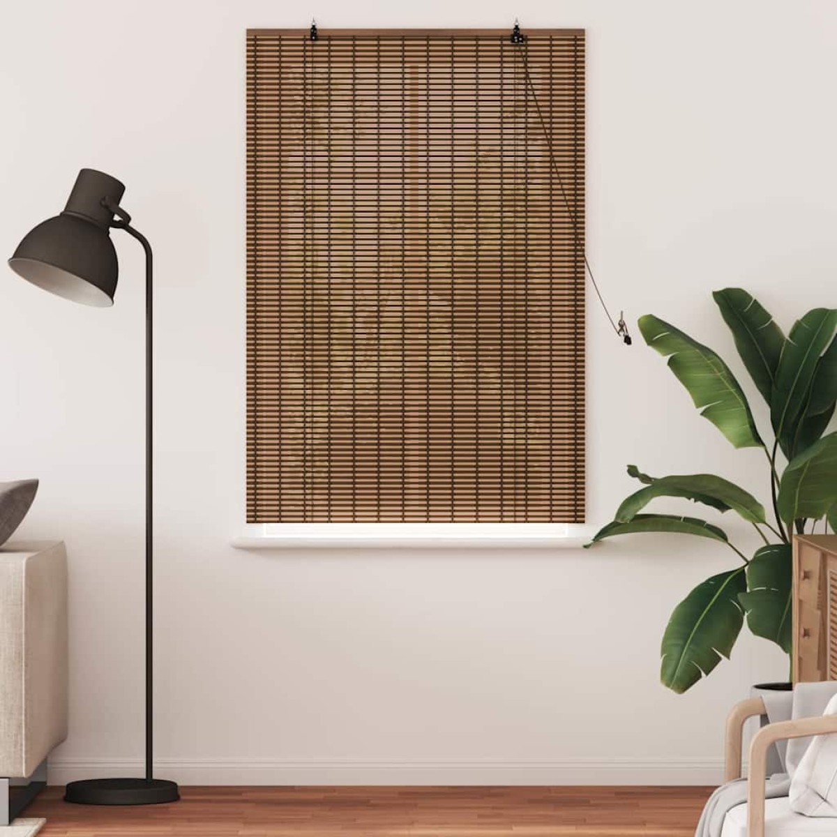 vidaXL Ρόλερ (στόρι) Καφέ 100 x 160 cm Μπαμπού
