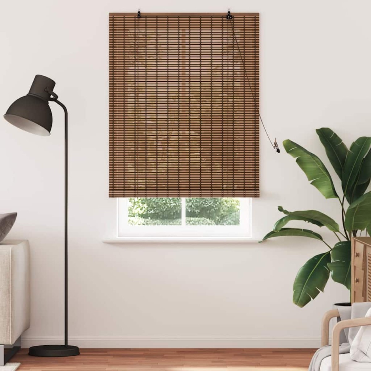 vidaXL Ρόλερ (στόρι) Καφέ 110 x 220 cm Μπαμπού