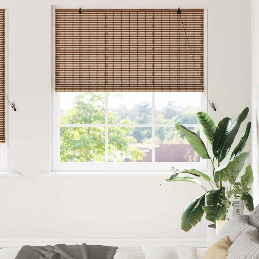 vidaXL Ρόλερ (στόρι) Καφέ 150 x 220 cm Μπαμπού