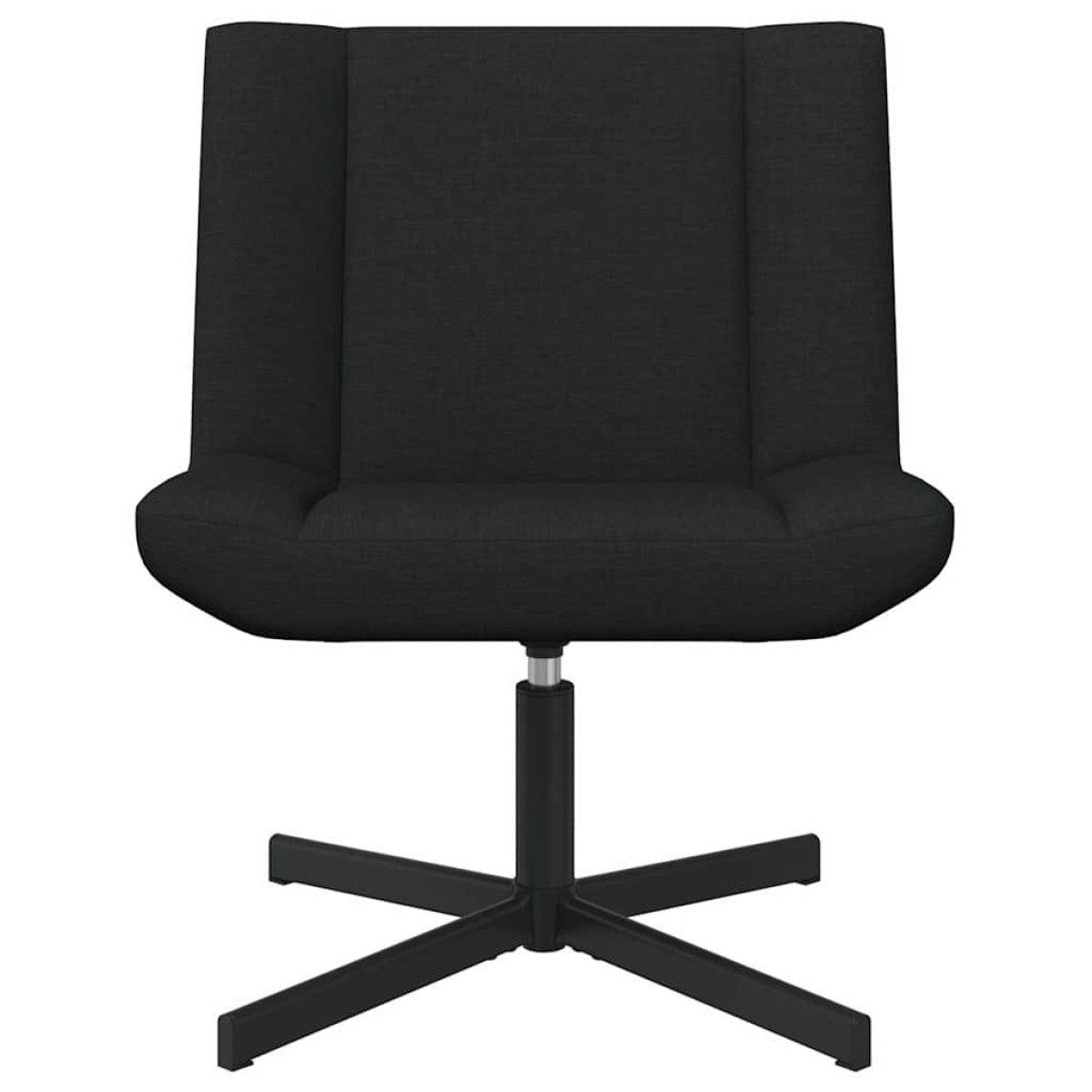 vidaXL Περιστρεφόμενη καρέκλα Μαύρο 63 x 75 x 76 εκ ύφασμα