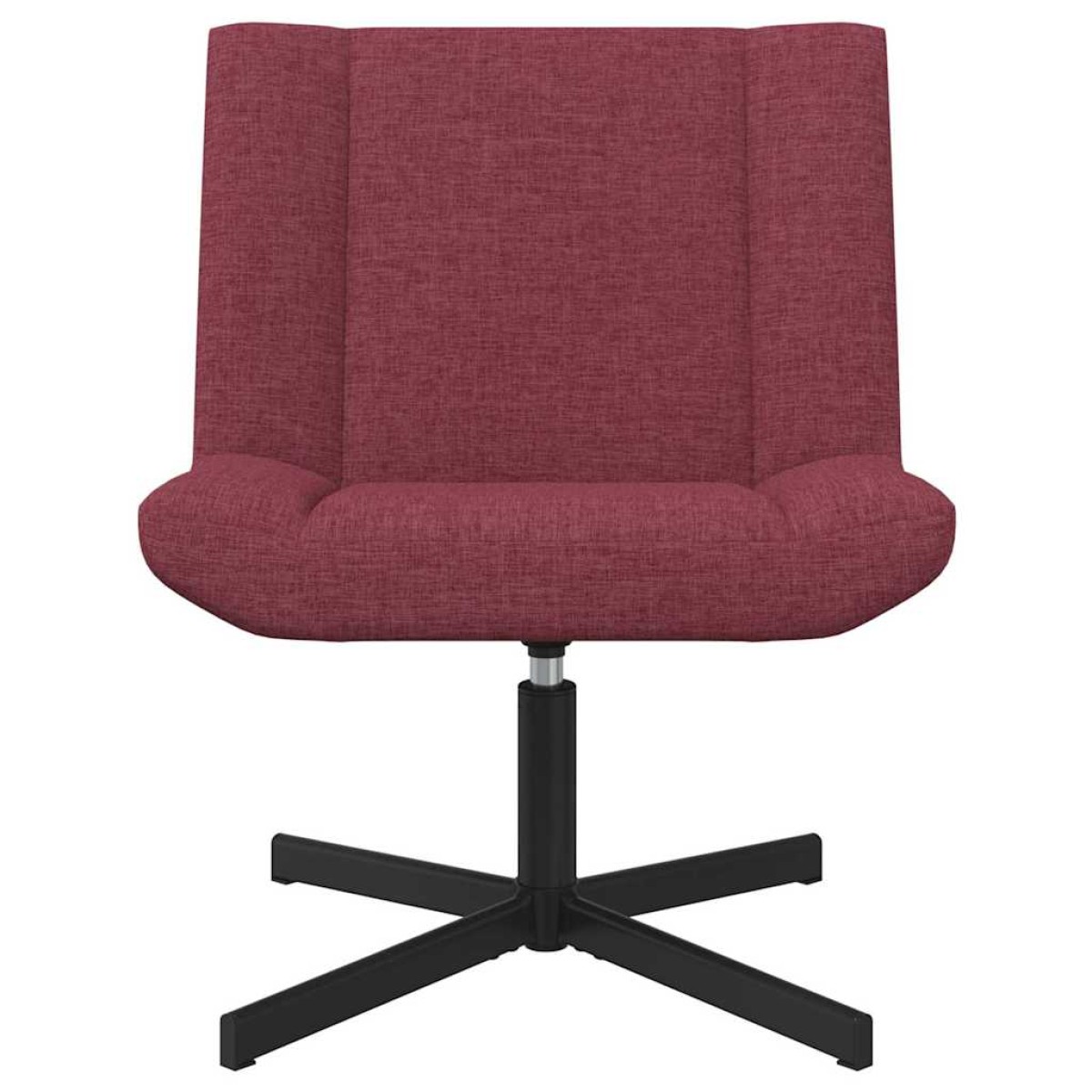 vidaXL Περιστρεφόμενη καρέκλα Κόκκινο 63 x 75 x 76 εκ ύφασμα