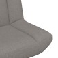 vidaXL Περιστρεφόμενη καρέκλα Taupe 63 x 75 x 76 εκ ύφασμα