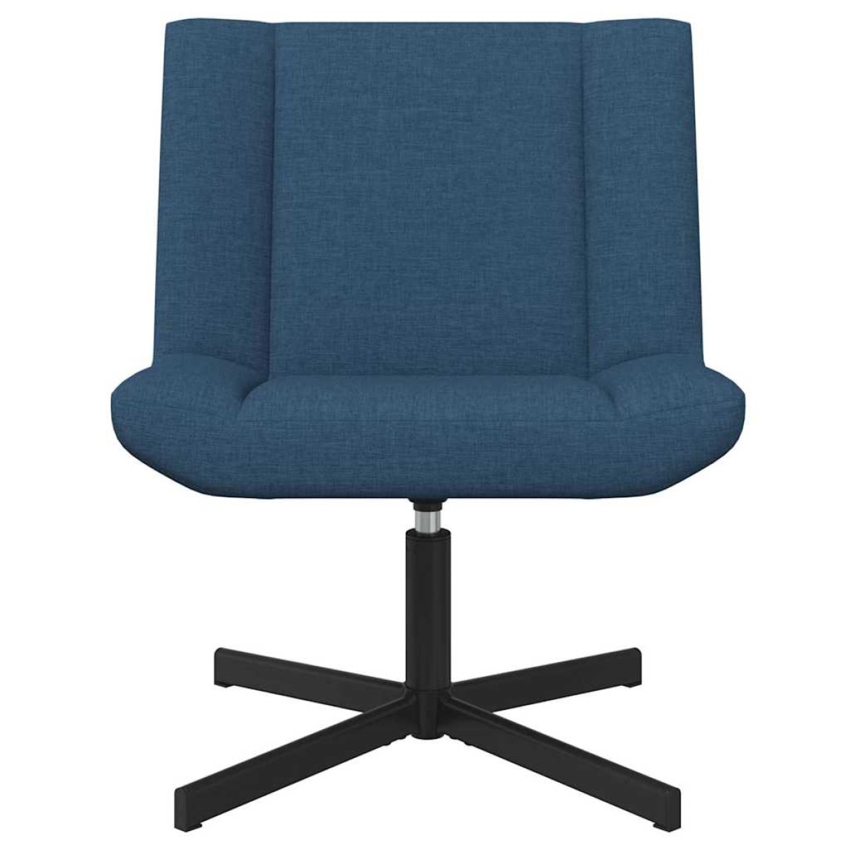 vidaXL Περιστρεφόμενη καρέκλα Μπλε 63 x 75 x 76 εκ ύφασμα