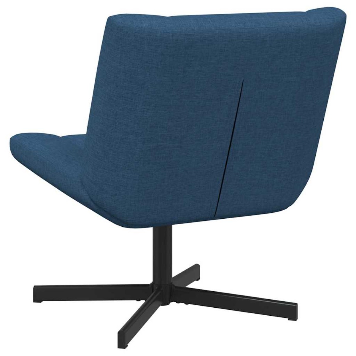 vidaXL Περιστρεφόμενη καρέκλα Μπλε 63 x 75 x 76 εκ ύφασμα