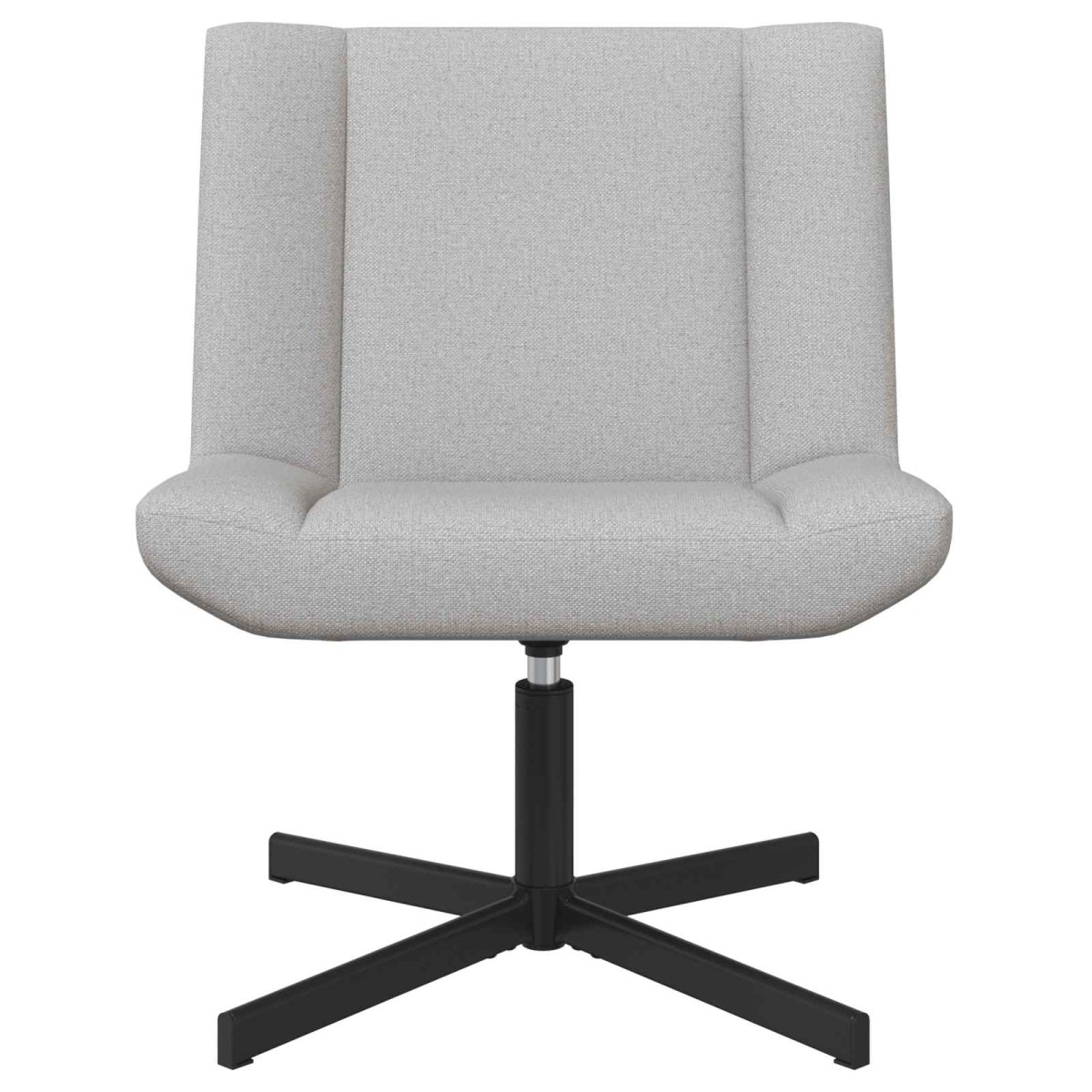 vidaXL Περιστρεφόμενη καρέκλα Σκίουρος Γκρί 63 x 75 x 76 εκ ύφασμα