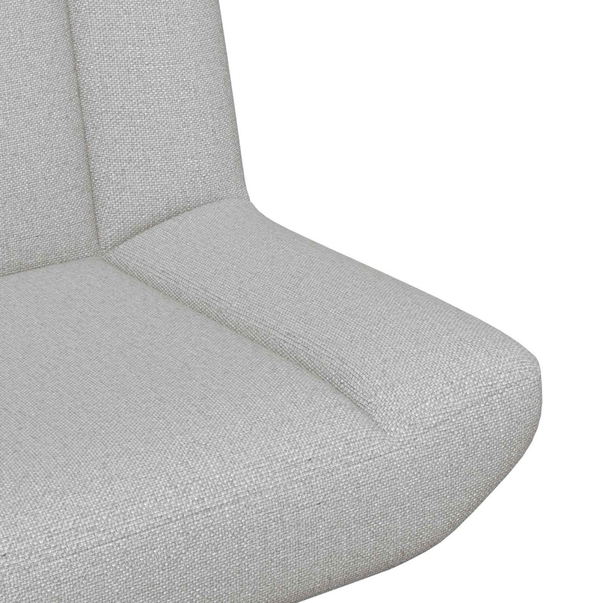 vidaXL Περιστρεφόμενη καρέκλα Σκίουρος Γκρί 63 x 75 x 76 εκ ύφασμα
