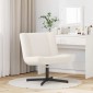 vidaXL Περιστρεφόμενη καρέκλα Κρεμ 63 x 75 x 76 εκ Δέρμα Πρόβατου