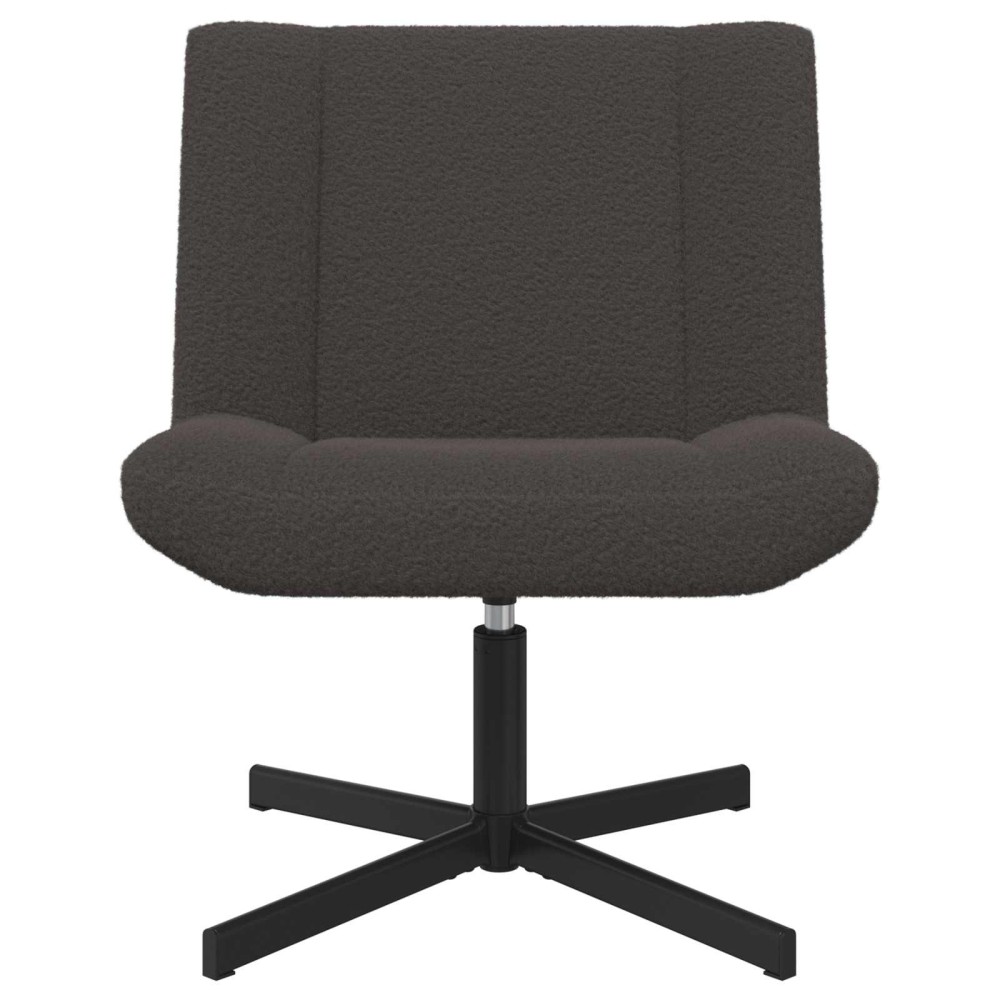 vidaXL Περιστρεφόμενη καρέκλα Σκούρο Γκρι 63 x 75 x 76 εκ