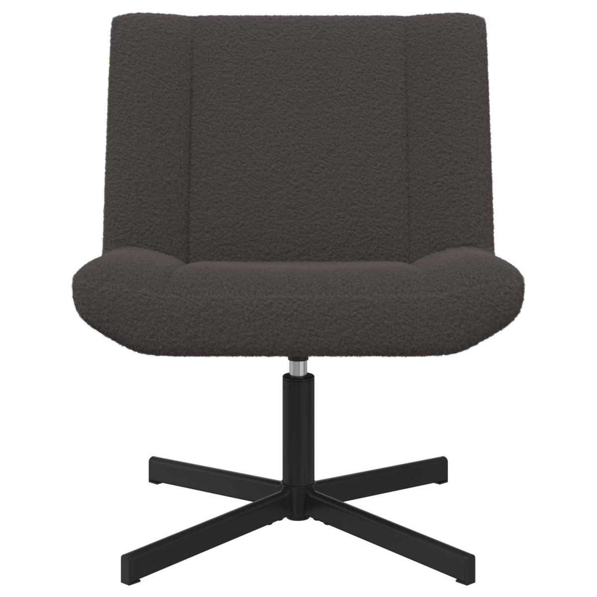 vidaXL Περιστρεφόμενη καρέκλα Σκούρο Γκρι 63 x 75 x 76 εκ
