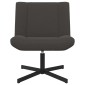 vidaXL Περιστρεφόμενη καρέκλα Σκούρο Γκρι 63 x 75 x 76 εκ