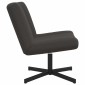 vidaXL Περιστρεφόμενη καρέκλα Σκούρο Γκρι 63 x 75 x 76 εκ