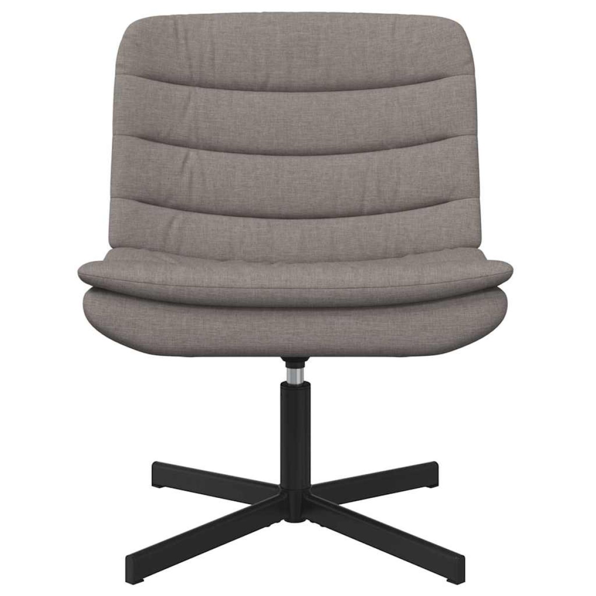 vidaXL Περιστρεφόμενη καρέκλα Taupe 63 x 75 x 76 εκ ύφασμα